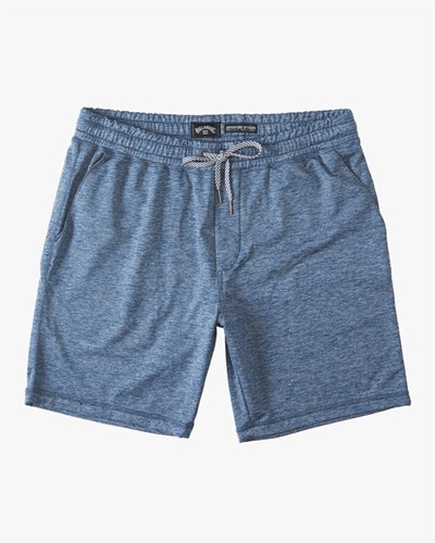 Billabong A/Div Surftrek Fleece Sweatshorts Tmavě Blankyt | XPTZCI-849