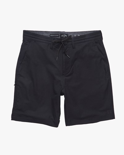 Billabong A/Div Surftrek Plus Organic Elastic Pasem Shorts 19" Černé | ASIEPU-578