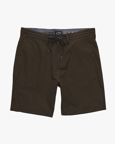 Billabong A/Div Surftrek Plus Organic Elastic Pasem Shorts 19" Káva | BVGZLR-927