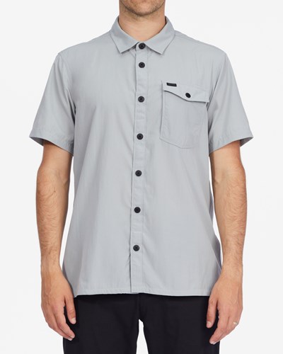 Billabong A/Div Surftrek Tech UPF 50+ Krátké Sleeve Shirt Světle Šedé | MSOPCQ-219