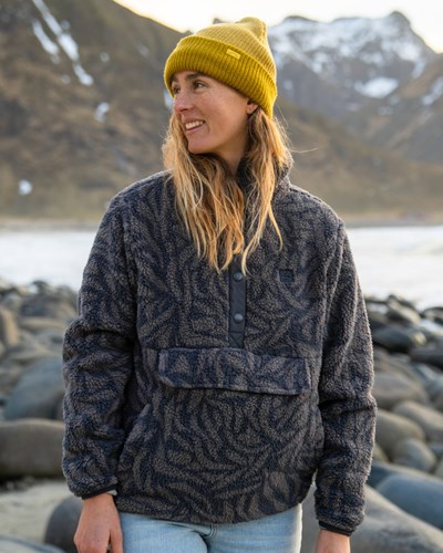 Billabong A/Div Switchback Pullover Mock Neck Sweatshirt Černé | CNTMUZ-410