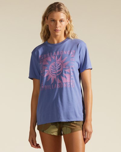 Billabong A/Div Tee Krátké Sleeve UPF 50 T-Shirt Blankyt | JCXWQU-239