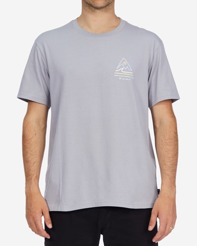 Billabong A/Div Trails Organic Krátké Sleeve T-Shirt Fialové | RBYTIV-725