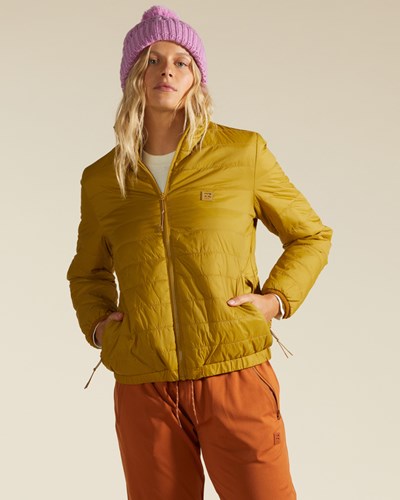 Billabong A/Div Transport Lite Zip-Up Jacket Fresh Moss | ENVSXI-876