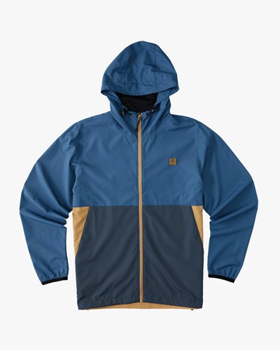 Billabong A/Div Transport Windbreaker Jacket Tmavě Blankyt | BRLSDC-761