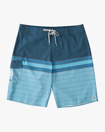 Billabong All Day Heather Stripe Pro Boardshorts 20" Harbor | NSFZKO-394