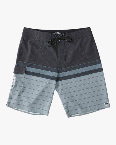 Billabong All Day Heather Stripe Pro Boardshorts 20" Stealth | SPCDMJ-402