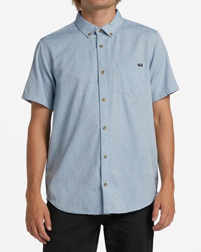 Billabong All Day Krátké Sleeve Shirt Blankyt | MRAGHC-903