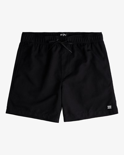 Billabong All Day Layback Boardshorts 16" Černé | PUWBHK-402