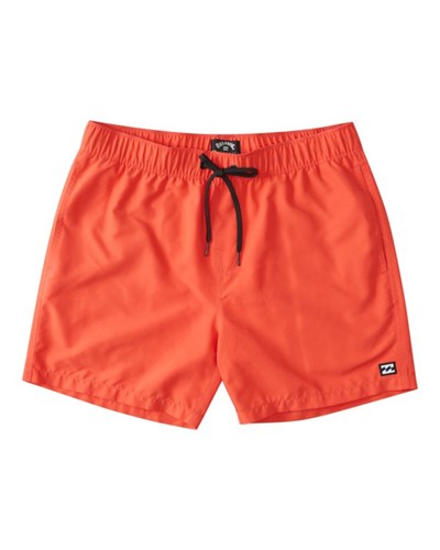 Billabong All Day Layback Boardshorts 16" Červené | YKDFSQ-250