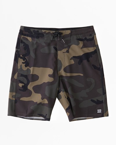 Billabong All Day Lo Tide Boardshorts 17" Maskáčové | PEIKOZ-148