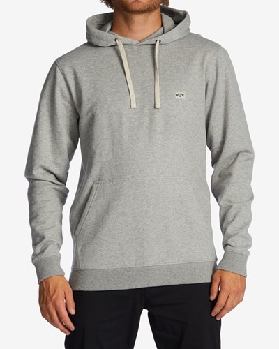 Billabong All Day Organic Pullover Hoodie Šedé | ZIWXMT-932