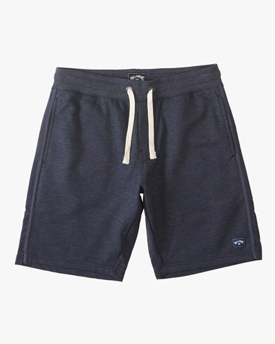Billabong All Day Organic Sweatshorts Tmavě Blankyt | MAUOLF-893