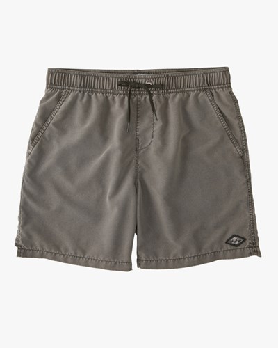 Billabong All Day Overdyed Layback Boardshorts 17" Černé | ERGYQF-047