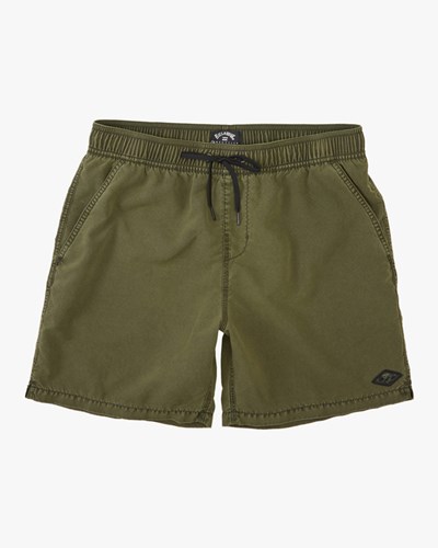 Billabong All Day Overdyed Layback Boardshorts 17" Military | MTWDRA-695