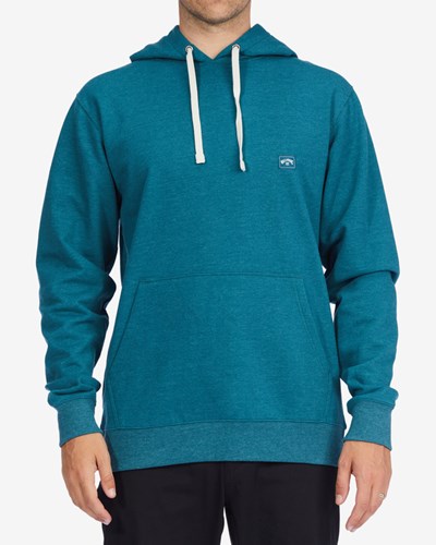 Billabong All Day Pullover Hoodie Marine | JBZMDR-869