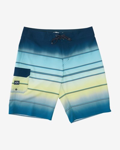 Billabong All Day Stripe Pro Boardshorts 18" Midnight | BDCPZG-087