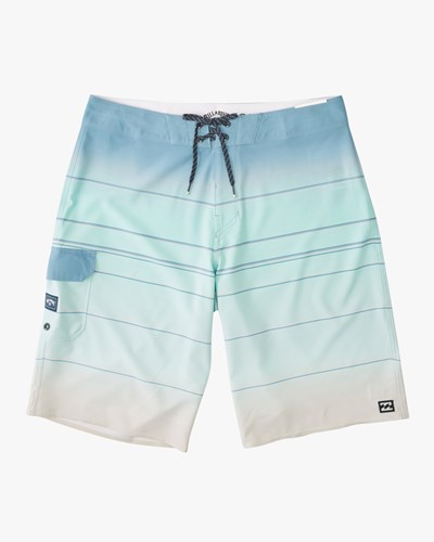 Billabong All Day Stripe Pro Boardshorts 18" Mátově Zelená | MTYZCV-367