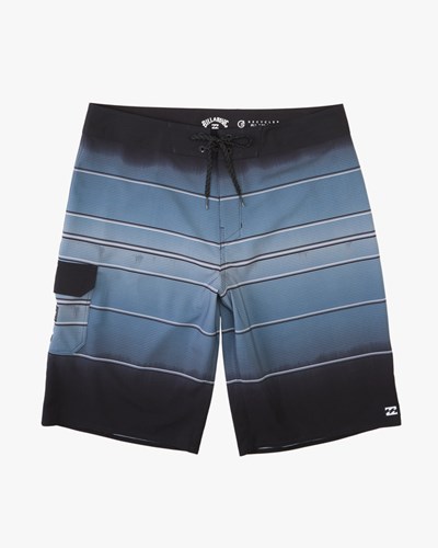 Billabong All Day Stripe Pro Boardshorts 18" Charcoal | MWXJTB-843