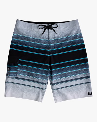 Billabong All Day Stripe Pro Boardshorts 18" Šedé | ZDATBI-976