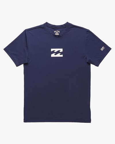 Billabong All Day Wave Loose Fit Krátké Sleeve Surf Tee Tmavě Blankyt | CTZLEK-135