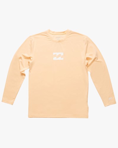 Billabong All Day Wave Loose Fit Long Sleeve Surf Tee Dusty Melon | ASIFBP-320