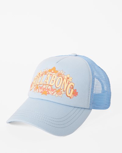 Billabong Aloha Forever Trucker Hat Baby Blues | VJNKUM-827