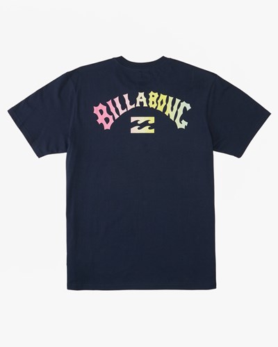 Billabong Arch Fill Krátké Sleeve T-Shirt Tmavě Blankyt | AEWBVQ-385