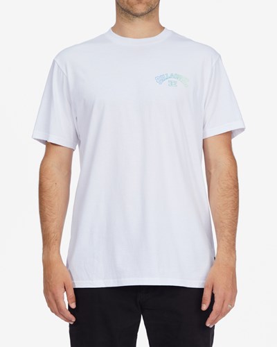 Billabong Arch Fill Krátké Sleeve T-Shirt Bílé | ENMDFI-239