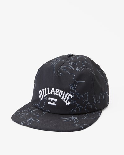 Billabong Arch Team Print Strapback Hat Černé Bílé | RWESPF-294