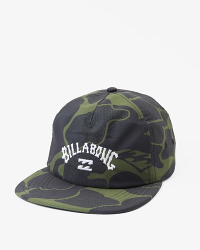 Billabong Arch Team Print Strapback Hat Maskáčové | WRIBUT-597