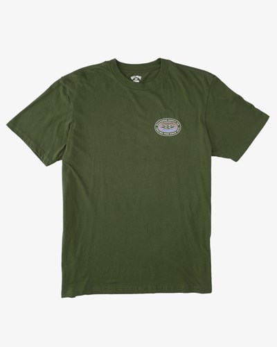 Billabong Arctic Krátké Sleeve T-Shirt Olivy Zelené | GBTXSV-945