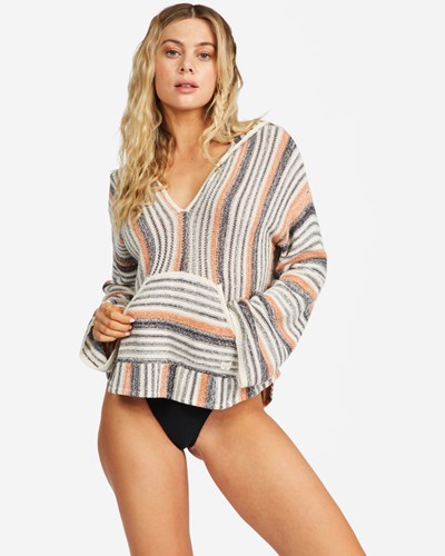 Billabong Baja Beach S Kapucí Svetrové Toffee | YHBWNZ-749