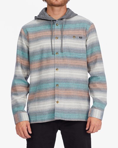 Billabong Baja S Kapucí Flannel Shirt Chino | SMLBWU-542
