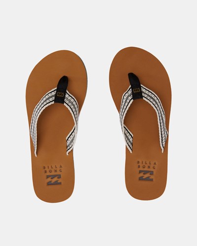 Billabong Baja Sandals Black/Tan | YZMWSN-364