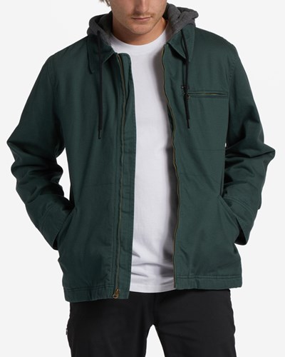 Billabong Barlow S Kapucí Jacket Tmavě | ICZODX-291