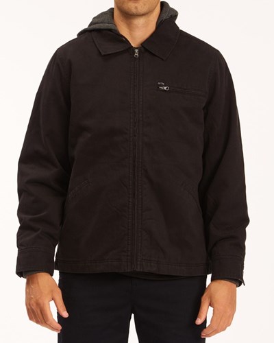 Billabong Barlow S Kapucí Jacket Černé | NZTIHK-265