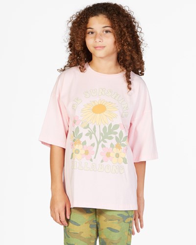 Billabong Be Sunshine Boyfriend T-Shirt Růžové | MGYPOE-398