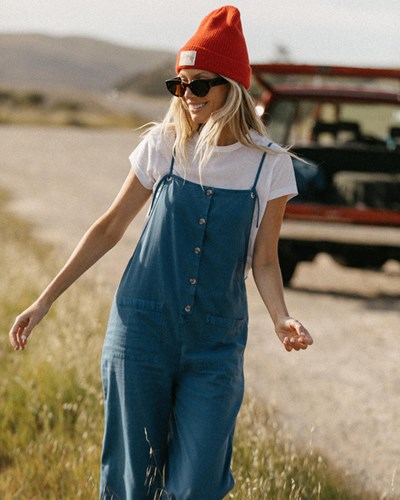 Billabong Beach Cruiser Široké-Leg Overalls Indigo | FJWZHT-076