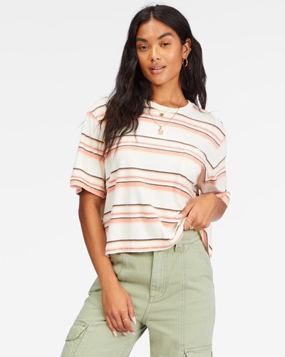 Billabong Beach Street Pocket T-Shirt Ginger | WHDGJN-465
