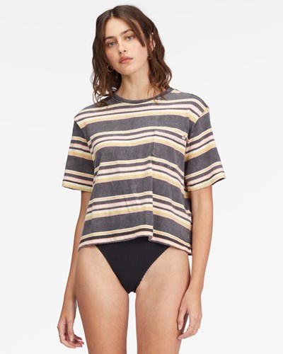 Billabong Beach Street Pocket T-Shirt Černé | VISTNL-352