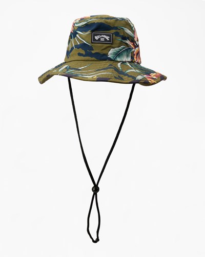 Billabong Big John Print Surf Safari Hat Jungle | PLCOAX-865