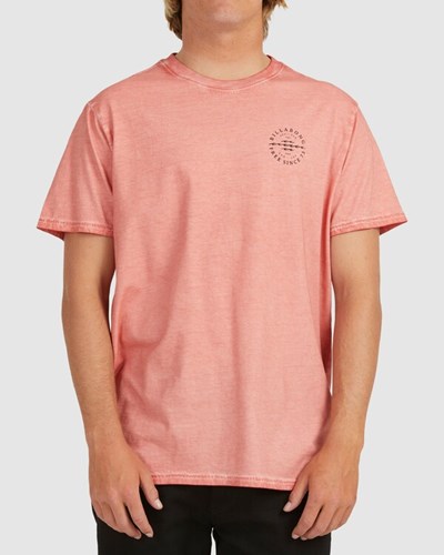 Billabong Big Wave Dan Krátké Sleeve T-Shirt Růžové | KFPLDS-724