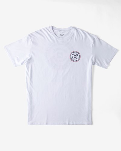 Billabong Billabong x Surfrider Foundation Organic Screened Krátké Sleeve T-Shirt Bílé | ANMVDY-780