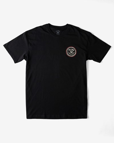 Billabong Billabong x Surfrider Foundation Organic Screened Krátké Sleeve T-Shirt Černé | KVANTZ-327