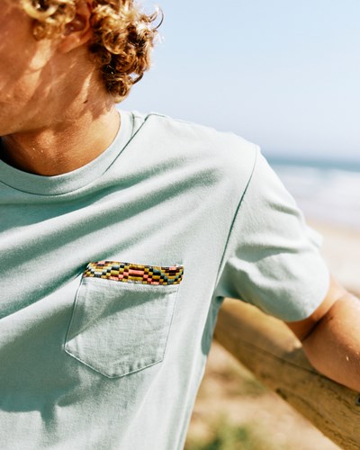 Billabong Brainwave Pocket T-Shirt Sage | ASRTMK-943