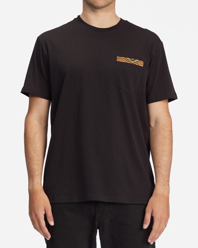 Billabong Brainwave Pocket T-Shirt Černé | EULBPF-239