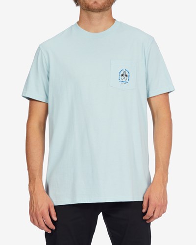 Billabong Brig Pocket T-Shirt Coastal | NCRJUO-503