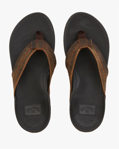 Billabong Brunswick Tanga Sandals Černé | SLAOCI-827