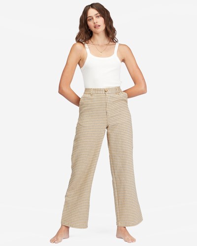 Billabong By The Bay Široké-Leg Pants Desert Clay | EFXVPO-702